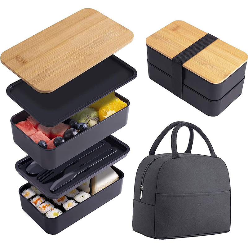 Meal Prep Or Prep Meal - Kotak Bento Dapat Ditumpuk dengan Peralatan