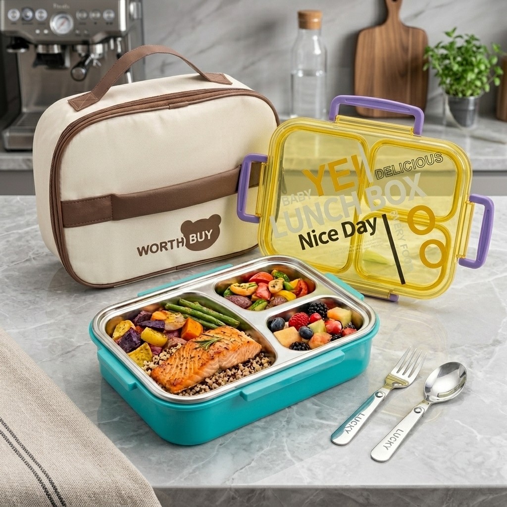 Meal Prep Or Prep Meal - Kotak Makan Stainless Steel 304 yang
