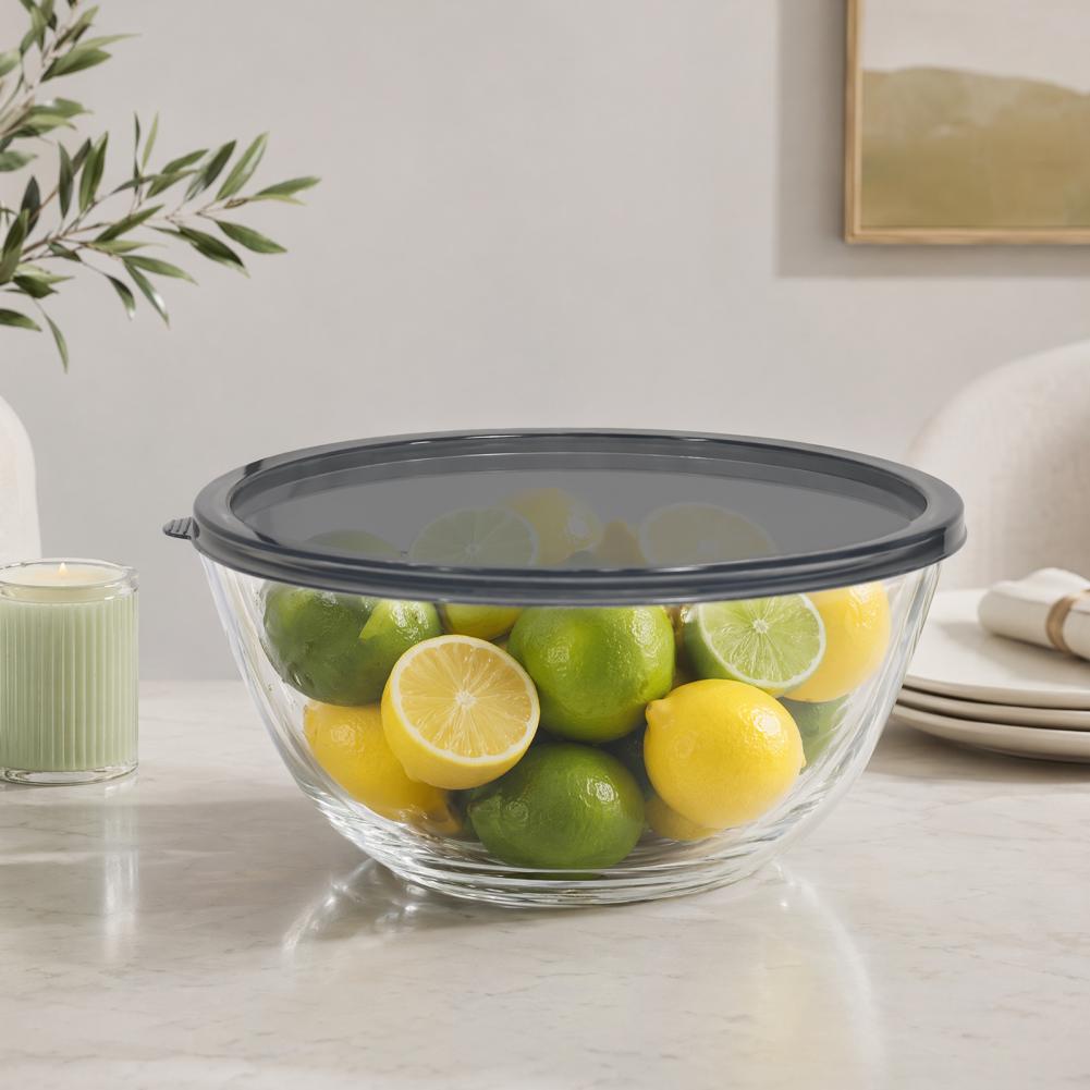 Meal Prep Oven Safe Containers - Mangkuk Pesta dengan Tutup, Mangkuk Kaca