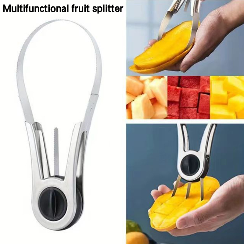 Mango Splitter Tool - Pemotong Mangga Stainless Steel, Pengiris Alpukat,