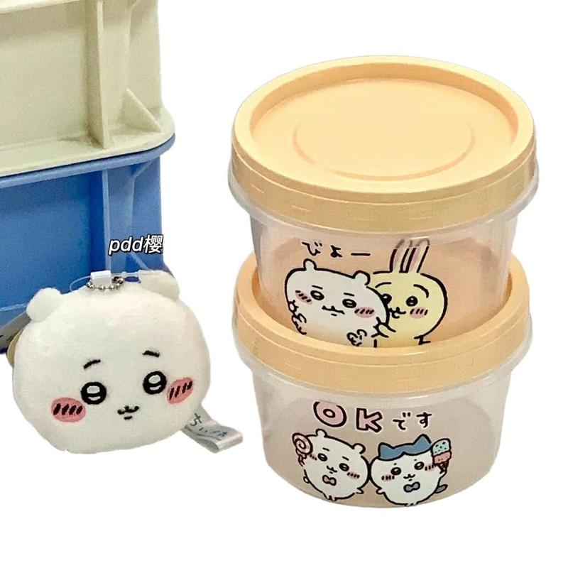 Meal Prep Japan - Wadah Penyimpanan Makanan Bulat Chiikawa, Kotak