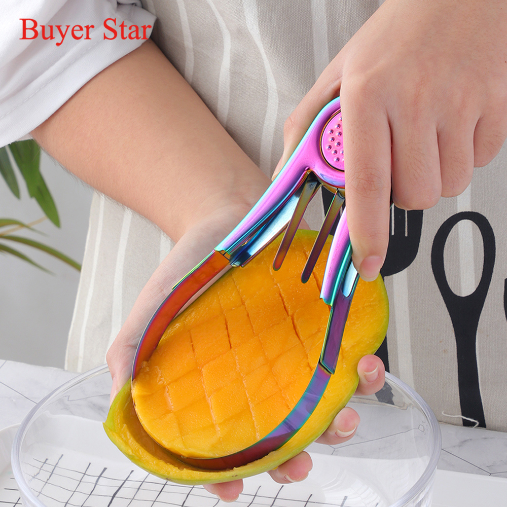Mango Splitter Tool - Pemotong Mangga BERGAYA BARU Baja Tahan
