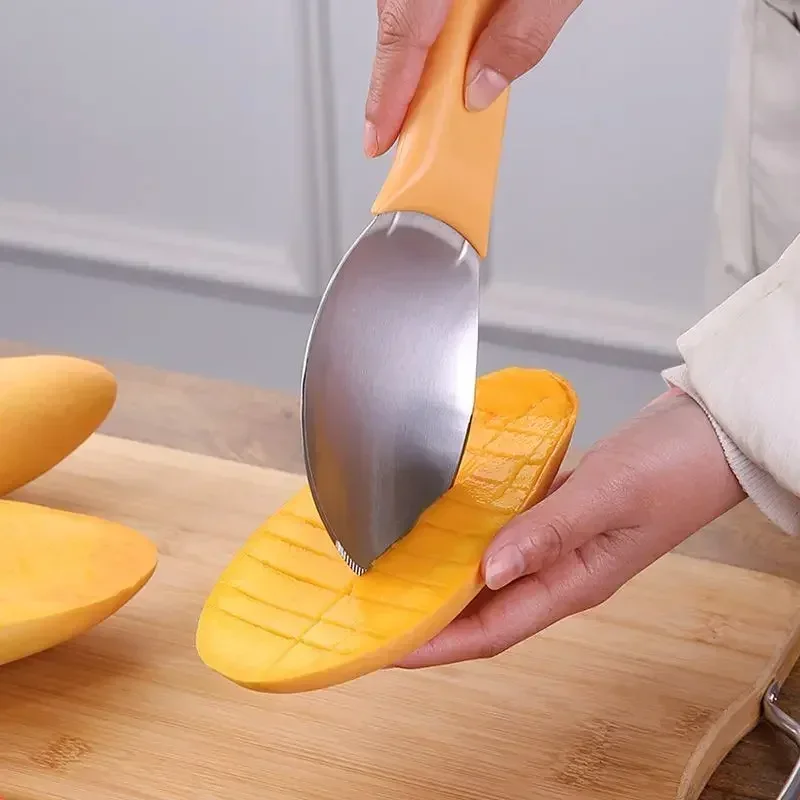 Mango Splitter Tool - Pisau mangga alat pemotong biji, multi-fungsi