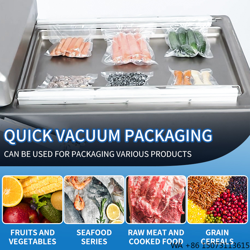 Meal Prep Vacuum Sealer - Mesin Vacuum Sealer Komersial DZ-500 Dua