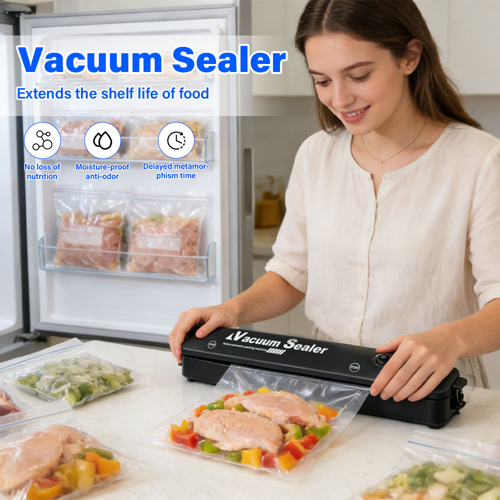 Meal Prep Vacuum Sealer - Mesin Penyegel Vakum Makanan Portabel Pilihan