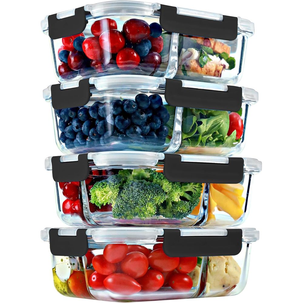 Meal Prep Oven Safe Containers - Wadah Persiapan Makanan, 2 & 3