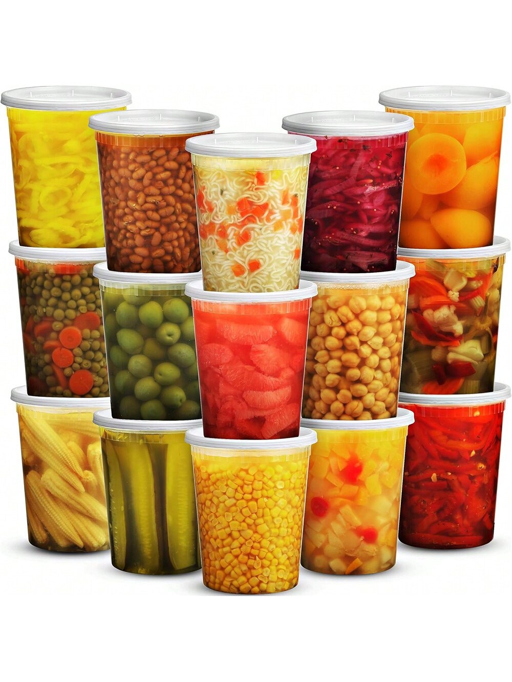 24 Pak 32oz wadah Deli dengan  - Meal Prep List ulasan dan harga