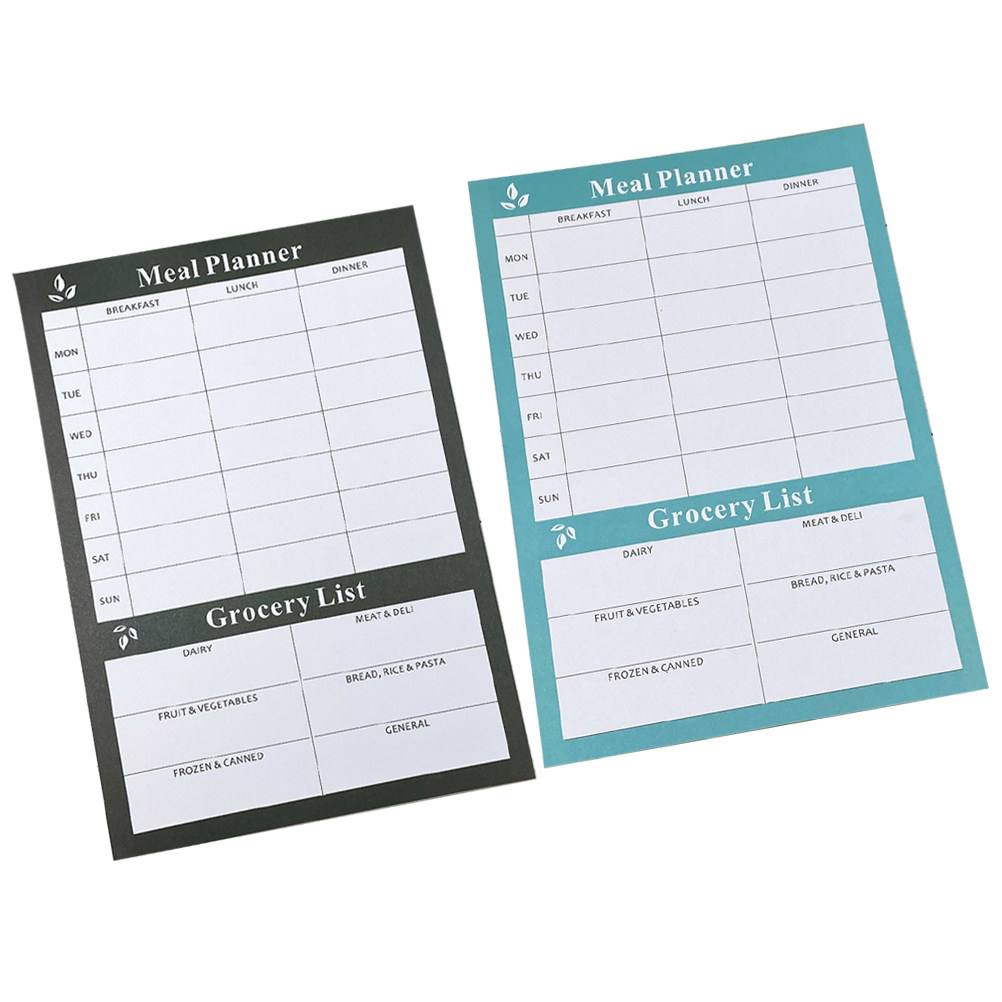 2Pcs Buku Catatan Perencanaan  - Meal Prep Grocery List ulasan dan harga