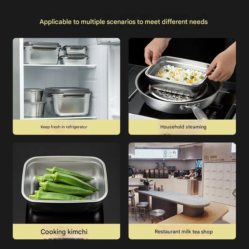 Wadah Penyimpanan Makanan Stai - Meal Prep Oven Safe Containers ulasan dan harga