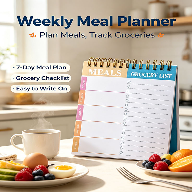 Buku Catatan Perencana Makanan - Meal Prep Grocery List ulasan dan harga