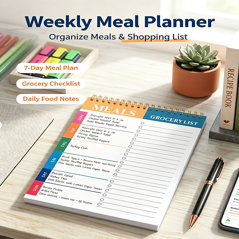 Buku Catatan Perencana Makanan - Meal Prep Grocery List ulasan dan harga