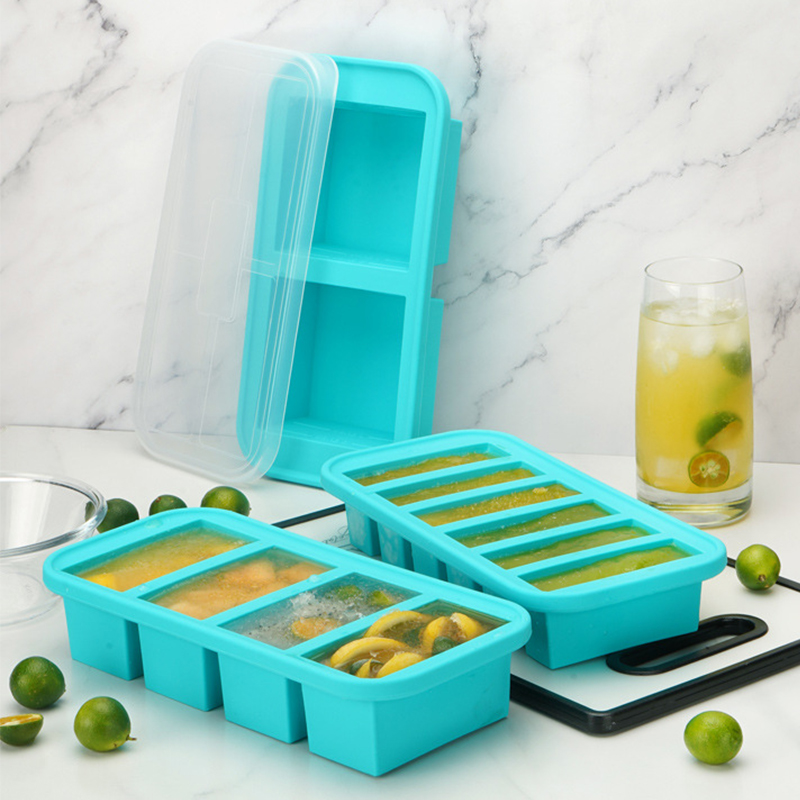 Cetakan Silikon 1/2 Cup dengan - Meal Prep Oven Safe Containers ulasan dan harga