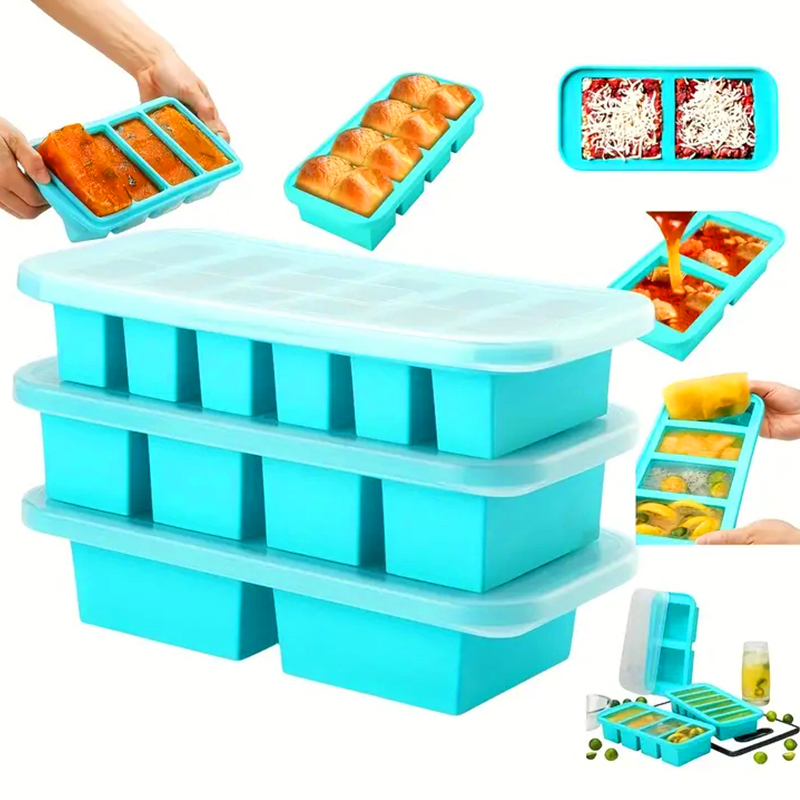 Cetakan Baki Beku Silikon 2 at - Meal Prep Or Prep Meal ulasan dan harga