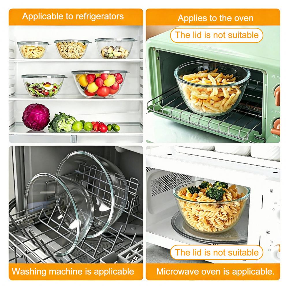 Mangkuk Pesta dengan Tutup, Ma - Meal Prep Oven Safe Containers ulasan dan harga