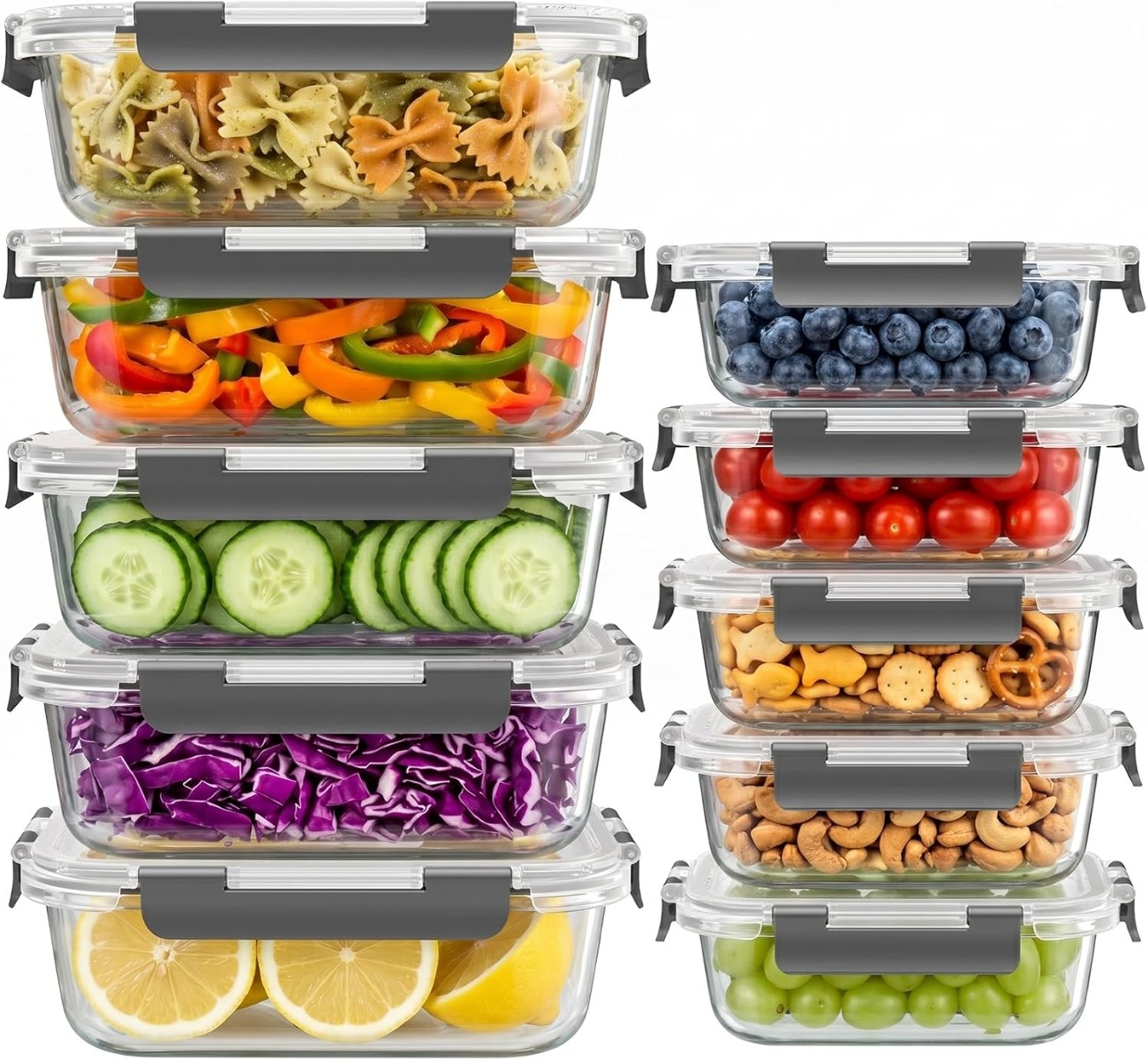 10 Set Wadah Penyimpanan Makan - Meal Prep Oven Safe Containers ulasan dan harga