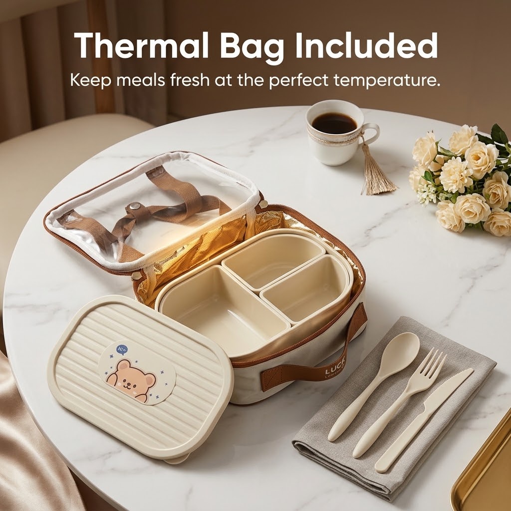 Kotak Bento Anak Kawaii Plasti - Meal Prep Or Prep Meal ulasan dan harga