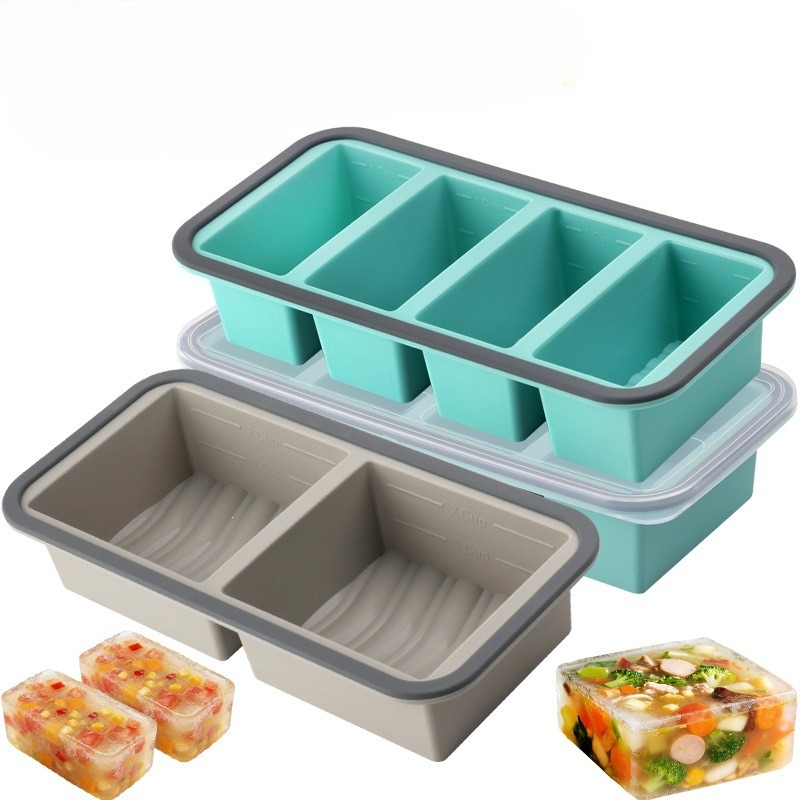 Cetakan Es Silikon untuk Freez - Meal Prep Oven Safe Containers ulasan dan harga