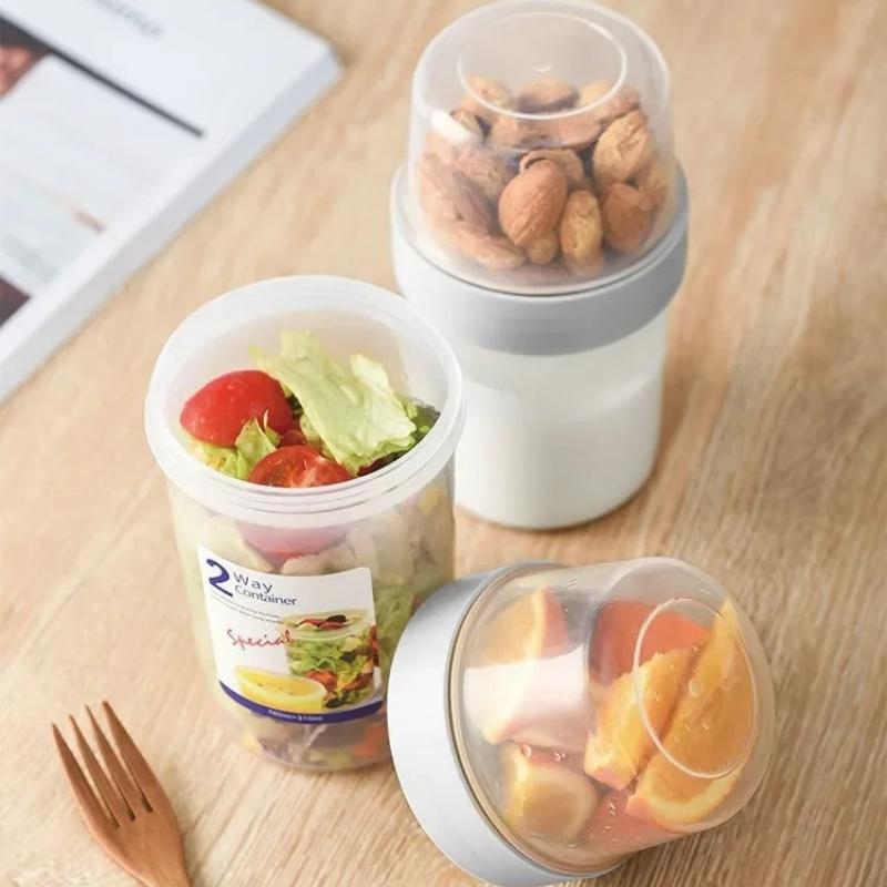 Set Wadah Bekal Sarapan Oatmea - Meal Prep Oatmeal Jars ulasan dan harga