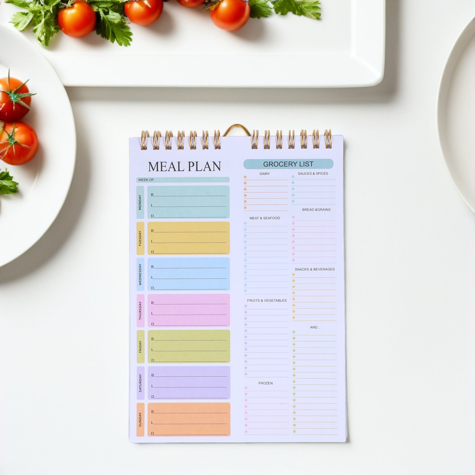 52 Lembar Buku Catatan Perenca - Meal Prep Grocery List ulasan dan harga