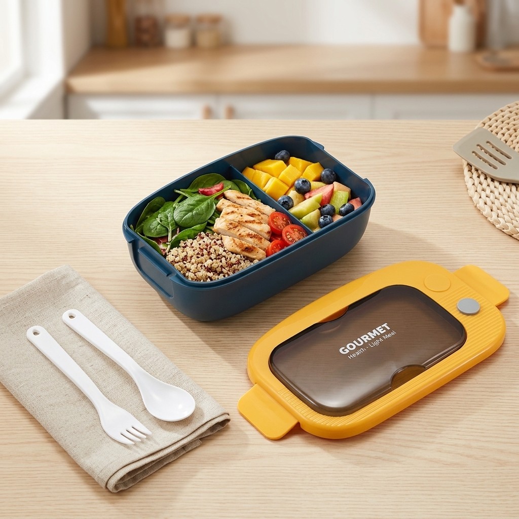 Kotak Makan Siang Bento Plasti - Meal Prep Or Prep Meal ulasan dan harga