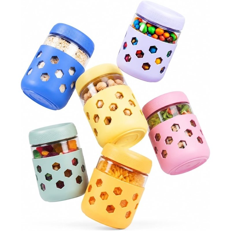 ABMR-1Set Stoples Oatmeal Sema - Meal Prep Oatmeal Jars ulasan dan harga