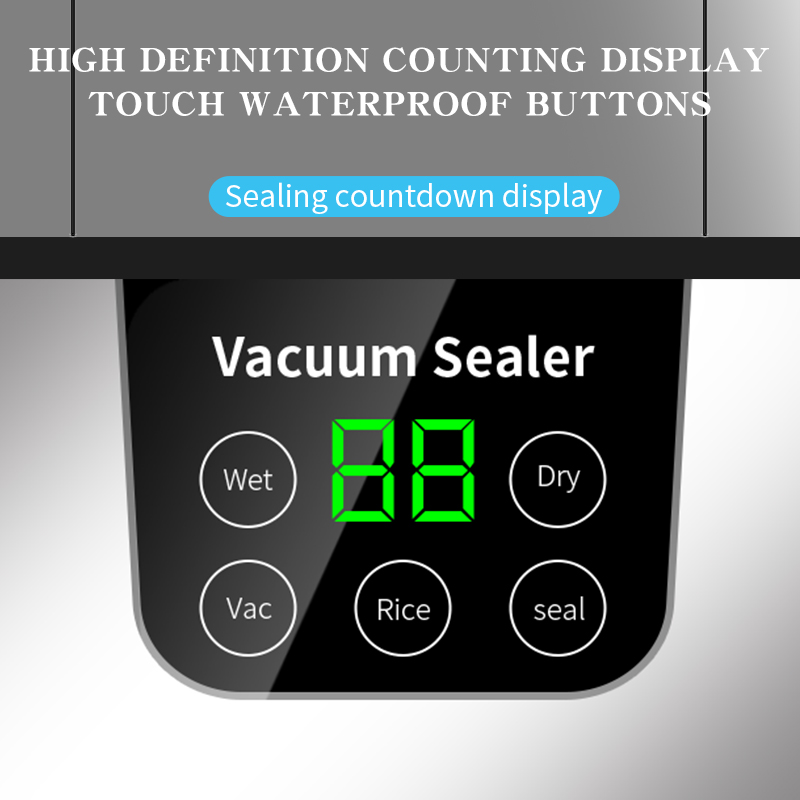 Penyegel Vakum Elektrik 65KPA  - Meal Prep Vacuum Sealer ulasan dan harga