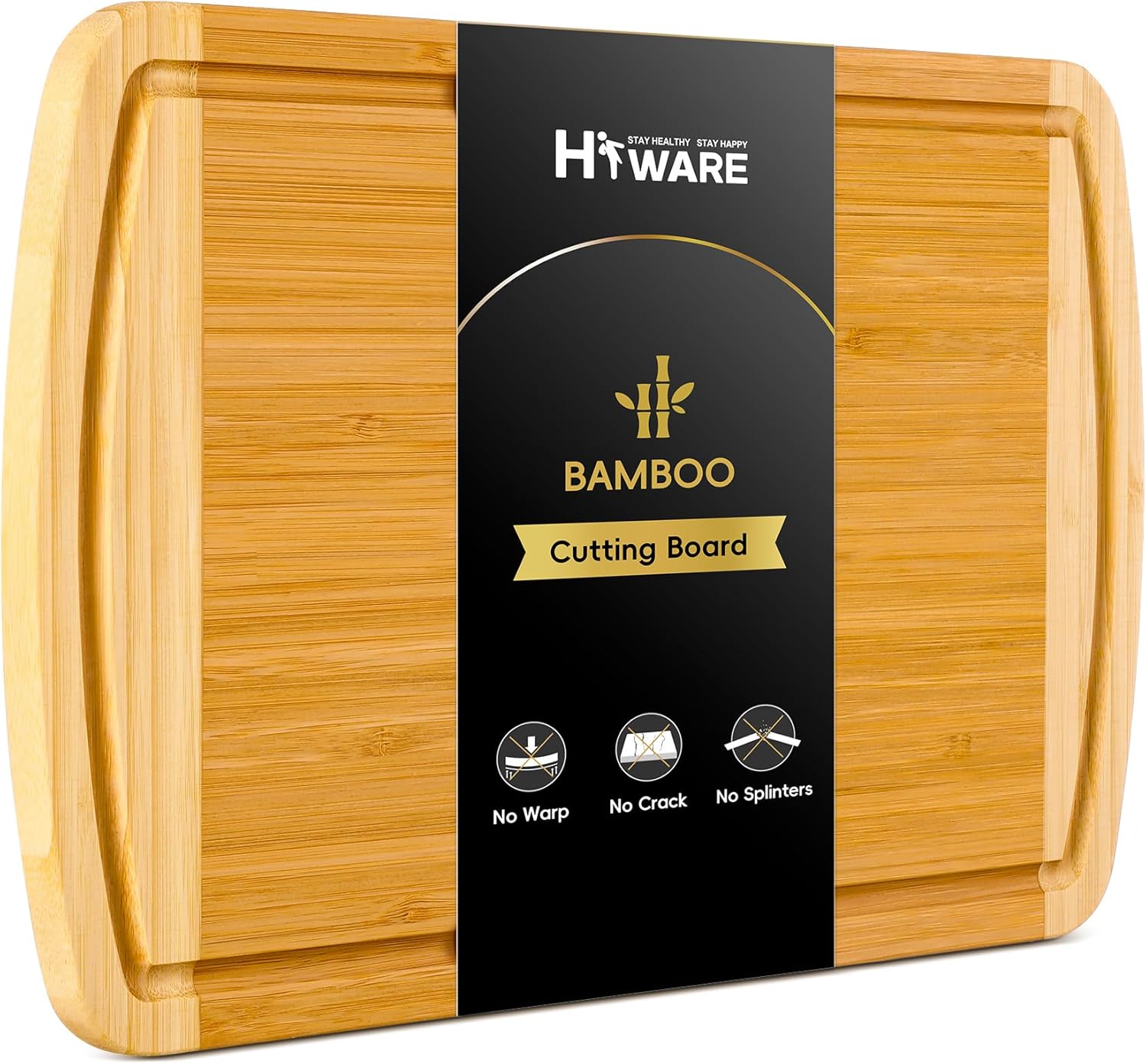 Papan Potong Bambu Besar untuk - Meal Prep Juice ulasan dan harga