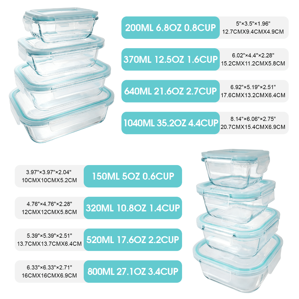 24 Pcs Set Wadah Penyimpanan M - Meal Prep Oven Safe Containers ulasan dan harga