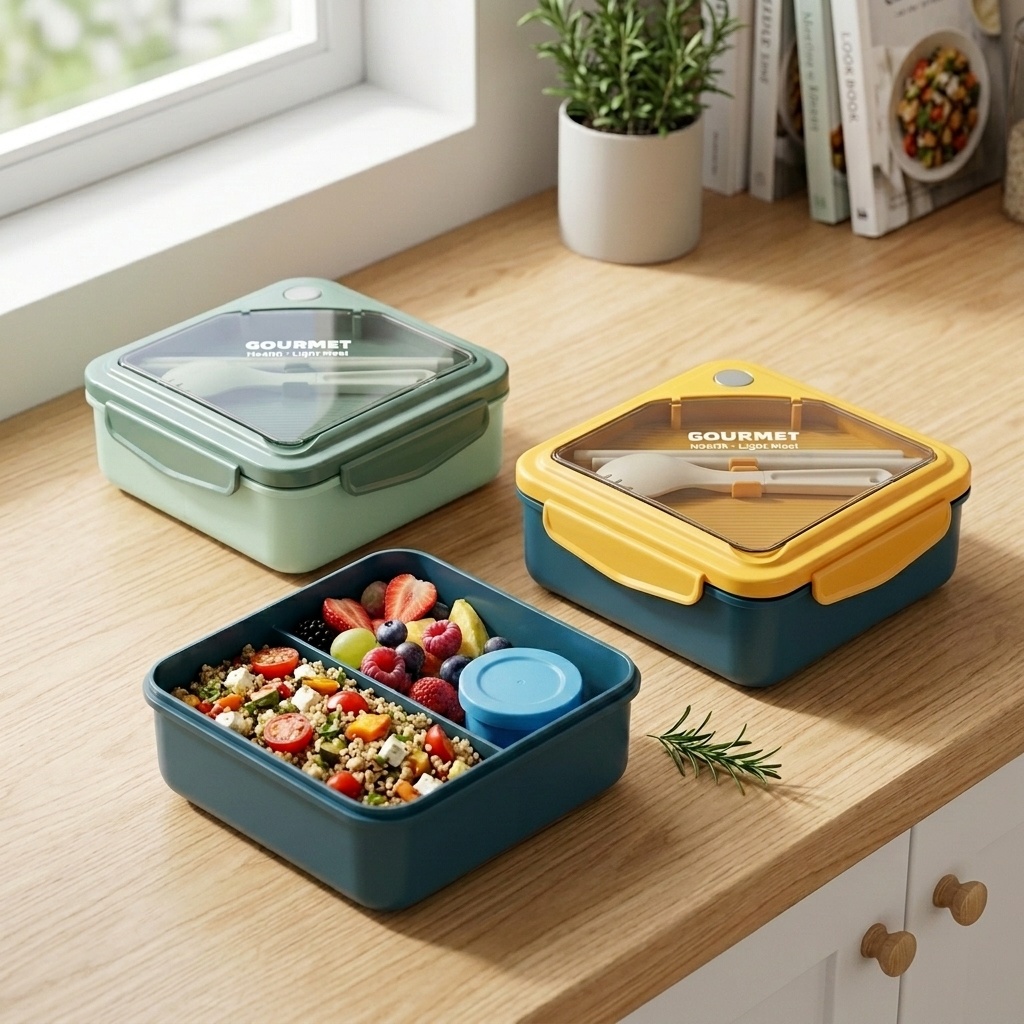 Kotak Makan Siang Bento Plasti - Meal Prep Or Prep Meal ulasan dan harga